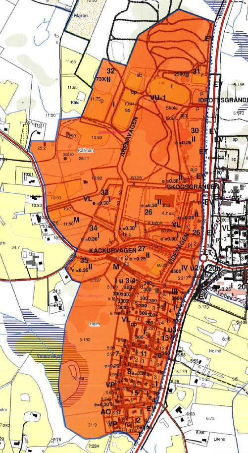 En delmålsättning är att man ska planlägga nya tomter för främst boende i absoluta centrum. 1.