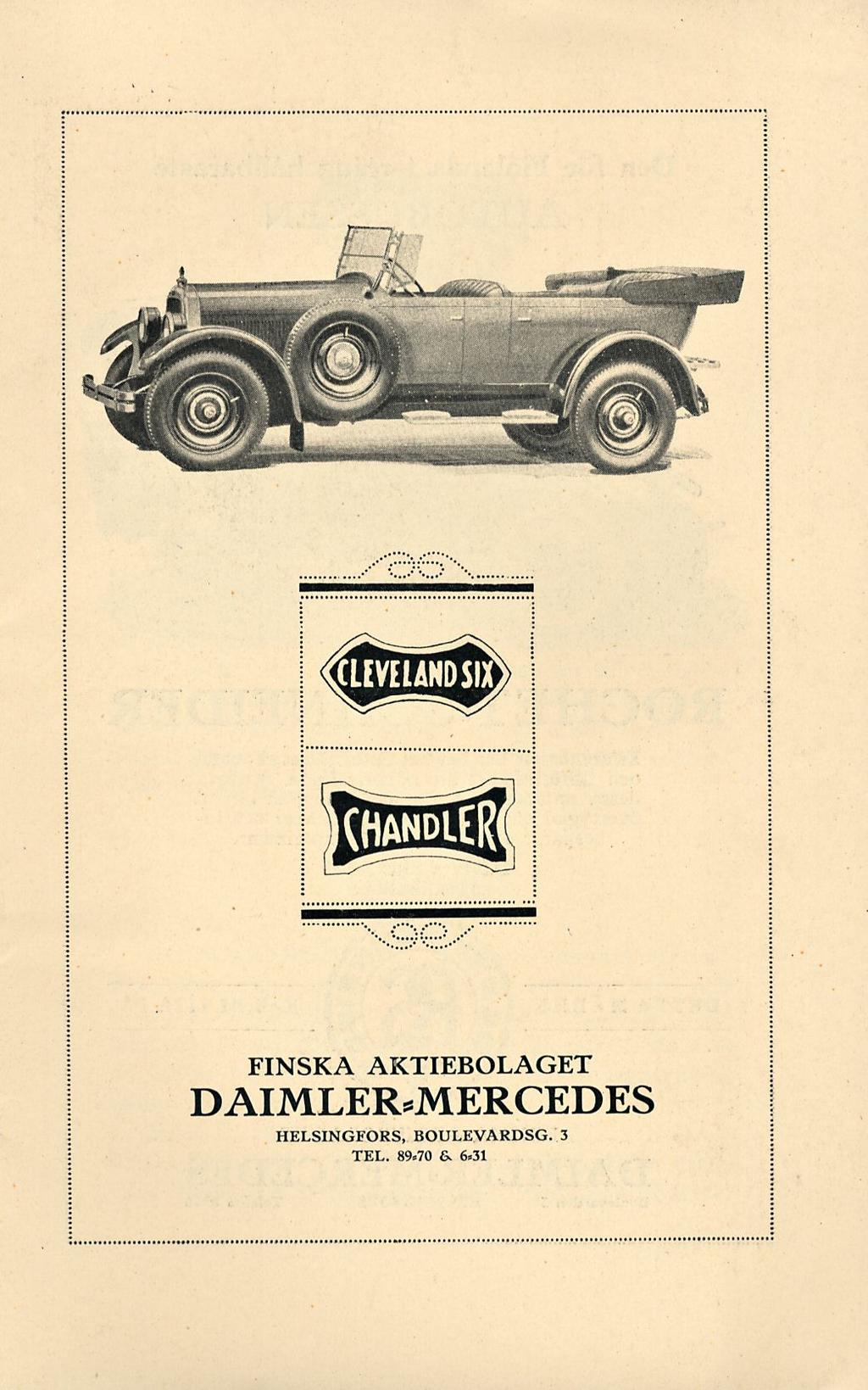 FINSKA AKTIEBOLAGET DAIMLERJVIERCEDES
