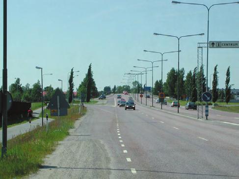 På denna sträcka är den skyltade hastigheten 70km/tim.
