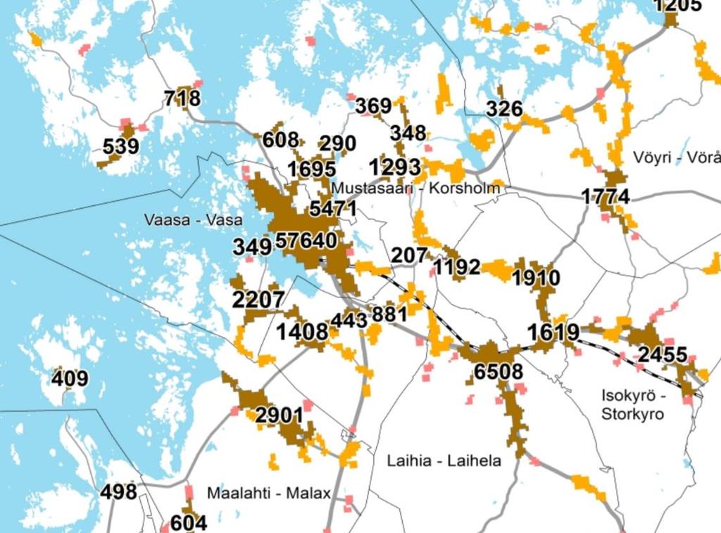 Ett andra övergripande mål är Nordens energihuvudstad Kunskapens, företagandets och den mångsidiga arbetsmarknadens stad : Centrum för utbildning och innovation med ett brett näringsliv med allt från