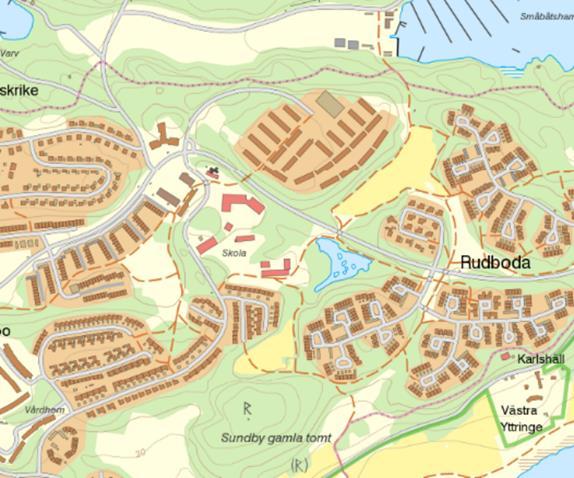 Samlingskarta erhållen (i DWG) Planerad bebyggelse (i DWG och PDF) Situationsplaner samt sektioner daterade 15-06- 15 Beskrivningen av befintliga markförhållanden m.m. bygger på muntliga uppgifter från AWL arkitekter och studier på genom Google Maps och topografiskt kartmaterial.