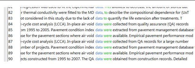 Ex. på konkordans: Data is or are?