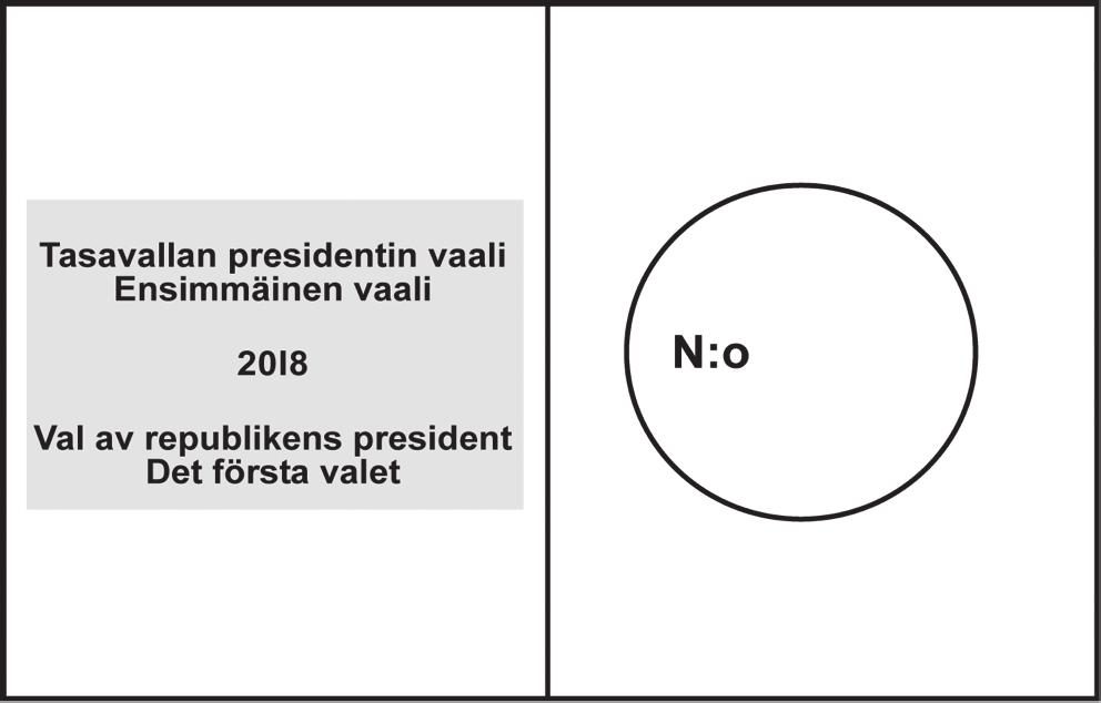 19 1 (ii) Givande av röstsedeln till väljaren När väljarens identitet har utretts ska medlemmen i valbestyrelsen överlämna en och ovillkorligen endast en röstsedel till väljaren.