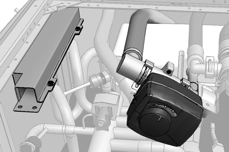 7 Placera vredet på ventilmotorlocket