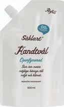 Produkterna är även Svanen-märkta, vilket innebär att de innehåller ett minimum av miljö-
