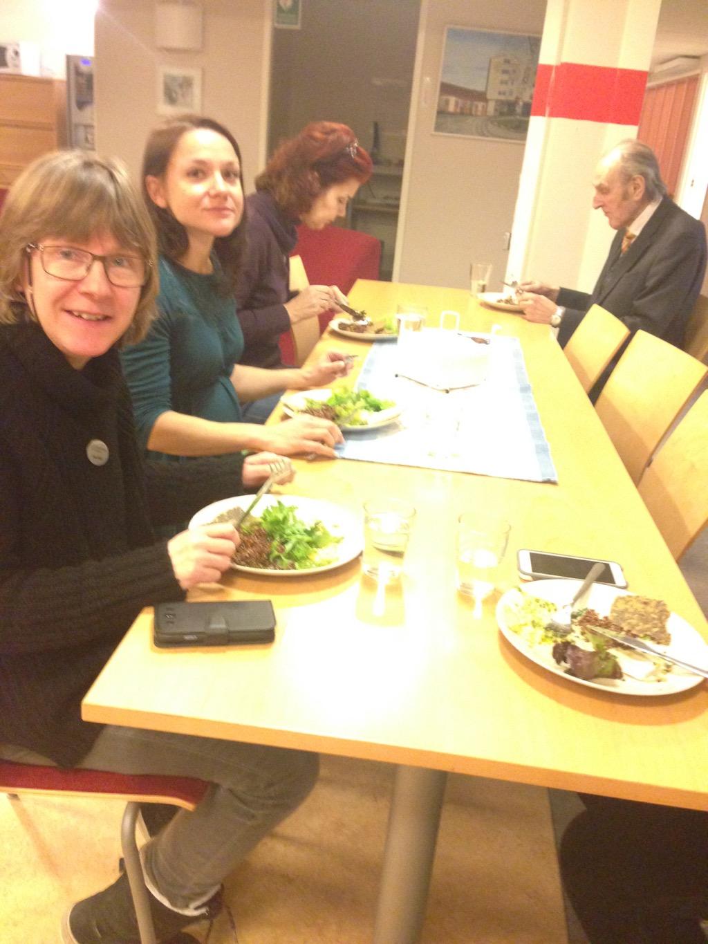 Efter årsmötet och innan den goda lunchen höll dietist Sierra de