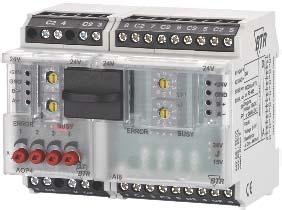 ussmoduler; I/O s ACnet MS/TP MTMulti I/O Typ In / utgångar Applikationsexempel Hus MTMulti I/O Art.nr. 11089313 Ingångsmoduler analoga IN: 11x digital + 1x S0 6x resistans alt.