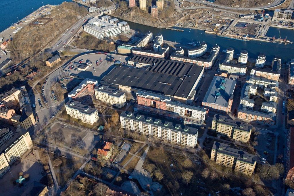 miljöer som värderas som viktiga i beskrivningen av Stockholms särdrag; Åsöberget, Vitabergen, stenstadens tydliga yttre gräns, stadssiluettens begränsade höjd, stadens front mot vattnet och