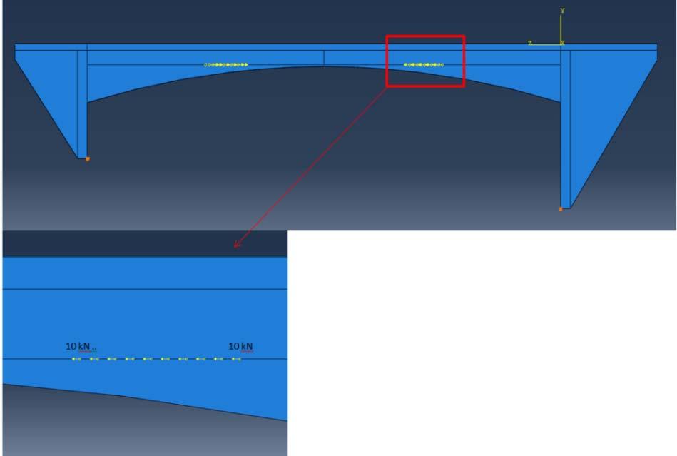 Before the bridge was accepted as a suitable case for strengthening, four pull-off tests were performed at different locations on the bridge to control the tensile capacity of the concrete.
