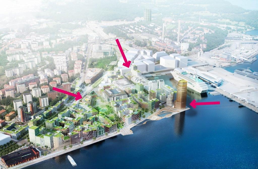 Sida 12 (12) utevistelse och rekreation och ge mervärden till hela stadsdelen. Vid kajen planeras även ett bryggbad.