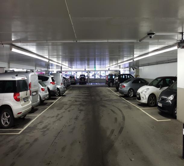 P-hus, två rader