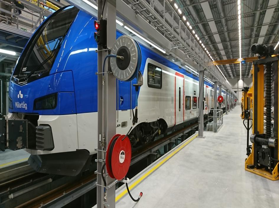 Jvg underhåll, plattform Gredby, Eskilstuna 4 m och 6 m EVO