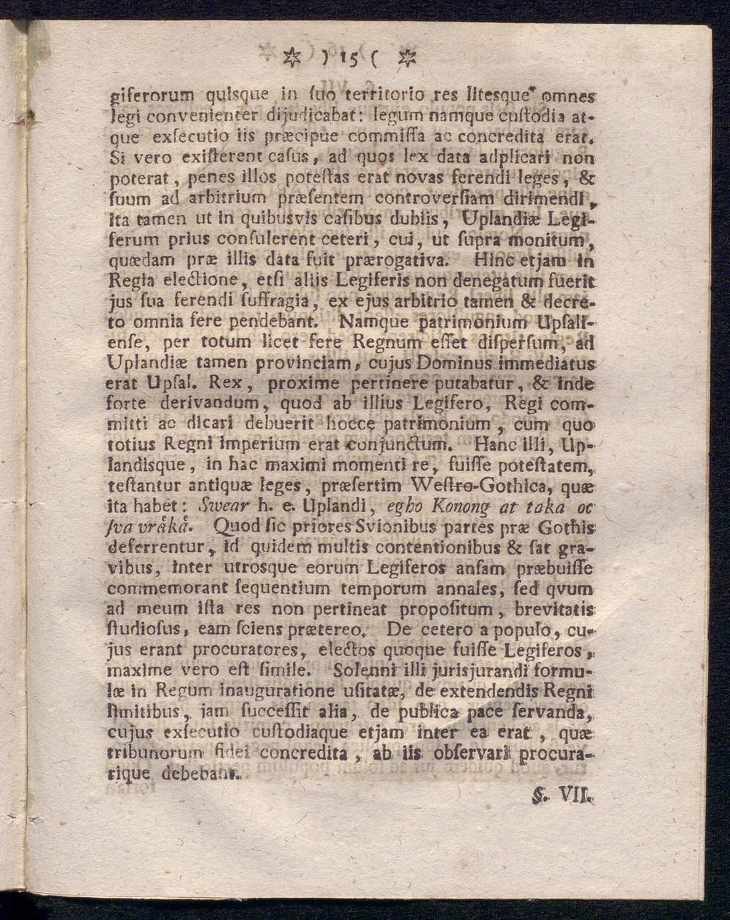 # ) '5 C # giferorum qulsque in (uo territorio res fitesq.