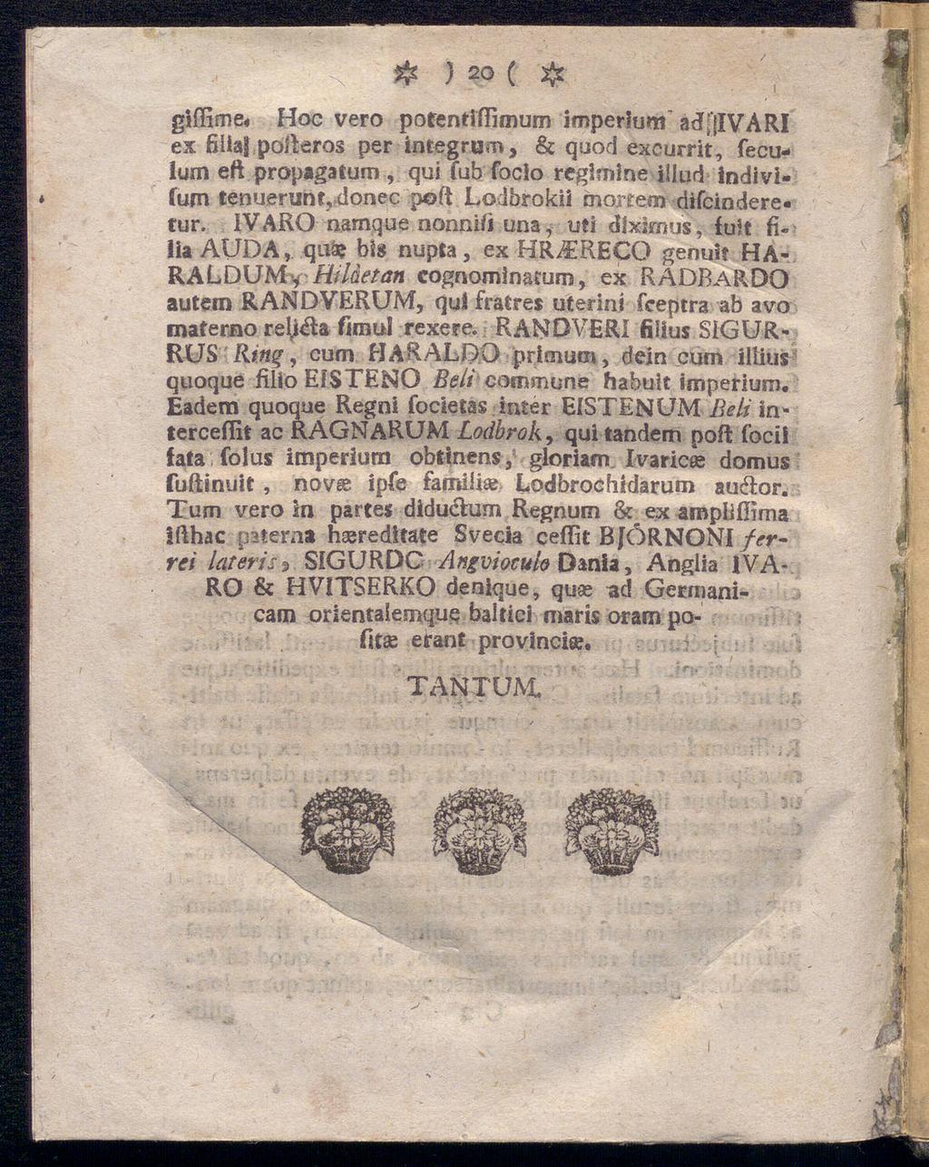 % ) 20 ( giffime«hoc vero pofentifiimum imperium adfjivari ex filial pofteros per integrum, & quorl excurrit, fecuium eft propagatum, qui fub foclo regimine iilud indivlium tenuertint,donec polt