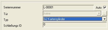 15 Bild 2: Inmatningsfönster ny låsning Låscylindern har följande konfigurationsalternativ: Bild 3: Konfigurationsmeny G2-kortcylinder 6.1.1 Tillträdeskontroll Endast möjligt på.