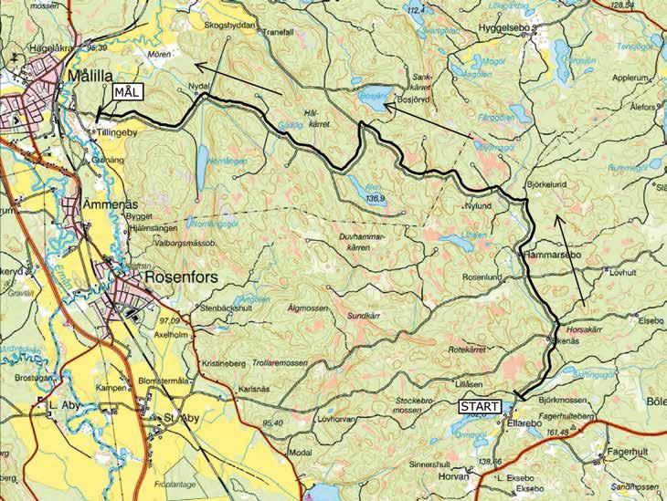 SS 5 Hammersebo Längd: 10,72km Första start: Torsdag 29/6 14.