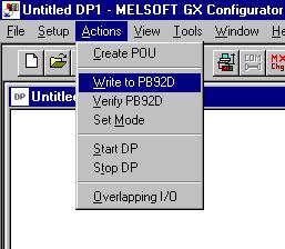 1HUODGGQLQJDYNRQILJXUDWLRQWLOO352),%86PDVWHUQ Sätt PLC-systemet i stoppläge innan du laddar