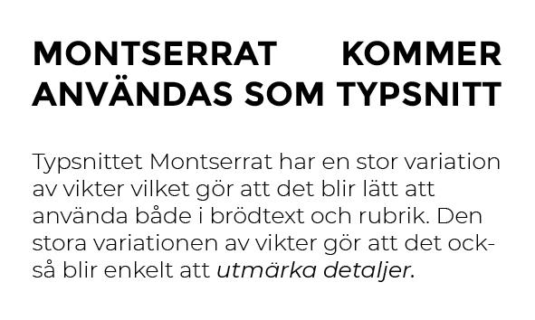 3.8.1 Företagssignatur I figurerna 33 till 35 presenteras ett slutgiltigt designförslag på företagssignaturen enligt vad resultaten från test 1 och vad vår samarbetspartner föredrog.