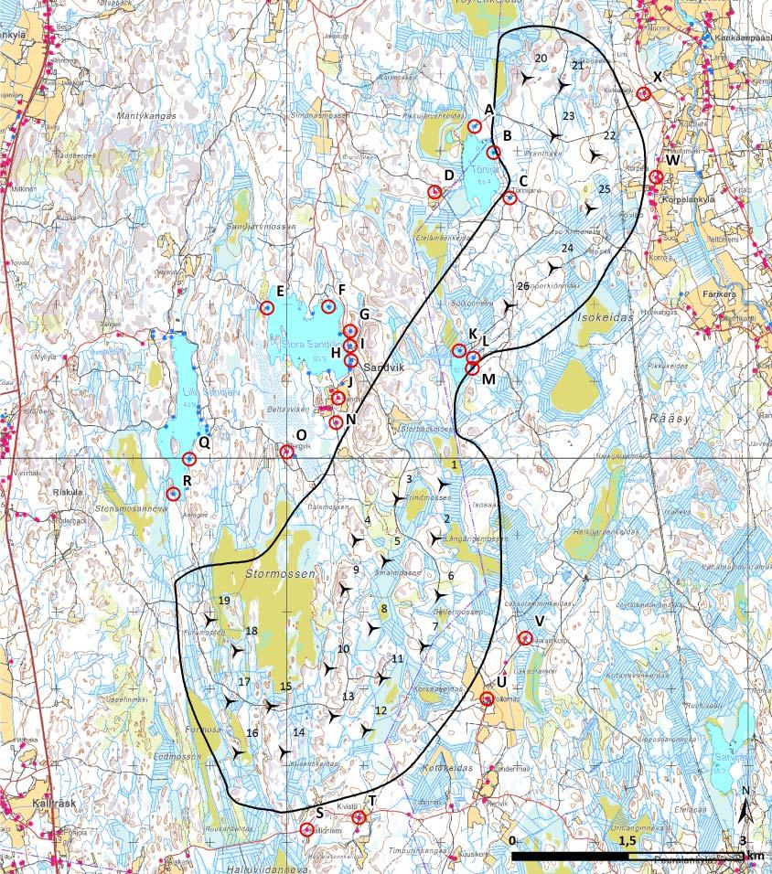 FCG DESIGN OCH PLANERING AB Mikonkeidas vindkraftspark 303 Bild 17.4.