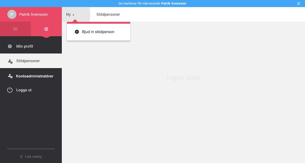 4. Bjud in stödperson 1.