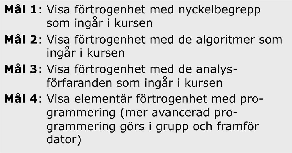 Mål och