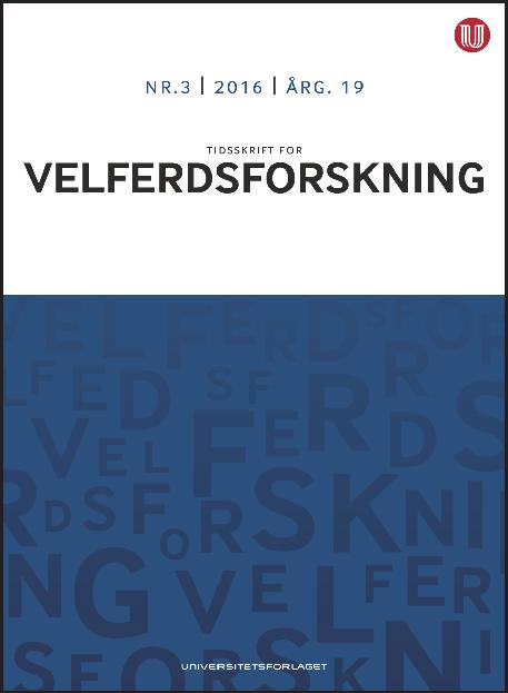Sysselsättning för unga vuxna med intellektuell funktionsnedsättning boendegeografiska skillnader Tidsskrift for velferdsforskning Årgang 19, Nr. 3-2016, s. 241 260 ISSN online: 2464-3076 10.