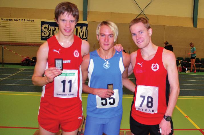 Fyra nya hallrekord i Tomtespelen Bra lopp på 1 500 m Fyra nya Sunnahallsrekord. Därtill flera andra resultat av god klass.