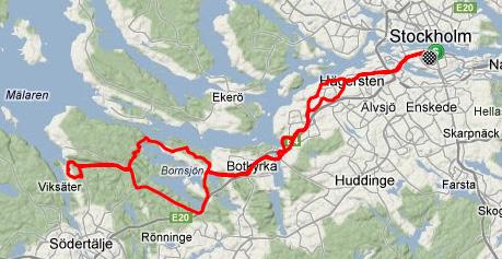 Söndag 9 juni 120km 1035hm 9.30-Slussen. Vaxholm. - Distans. Alla ska med. Fikapaus i Vaxholm om så önskas. Kontakta träningsansvarig för gpx.fil vid behov.