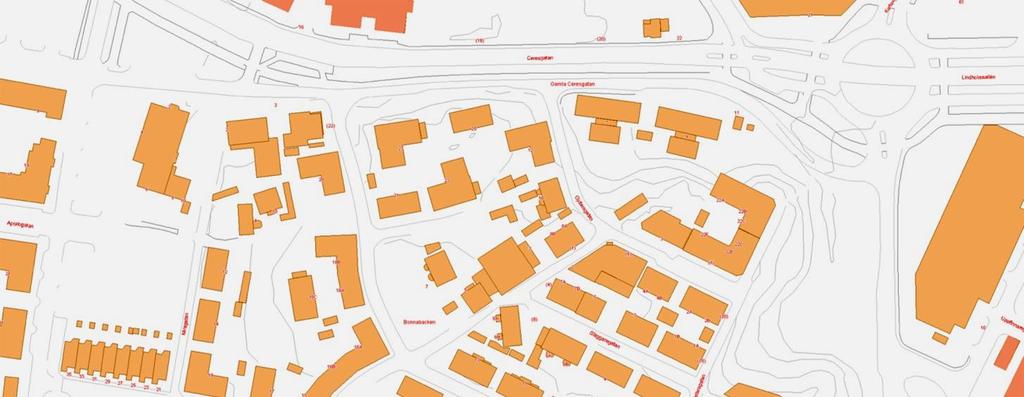 ÖVERSIKTSKARTA Översiktskartan redovisar Göteborgs markanvändning och innehåller tvåoch tredimensionell topografisk information.