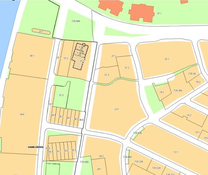 FASTIGHETSKARTA Fastighetskartan visar den gällande fastighetsindelningen i Göteborg. Beskrivning: Fastighetskartan innehåller fastighetsgränser, gränspunkter, fastighetsbeteckningar och rättigheter.