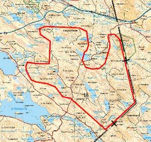16. Flyggberget, Sör-Dubbla Typ av mark i området Årsmedelvind Områdets storlek Riksintressen Övriga förutsättningar Störningar Bedömning Kommunens beslut Området utgörs av skogsklädda berg med