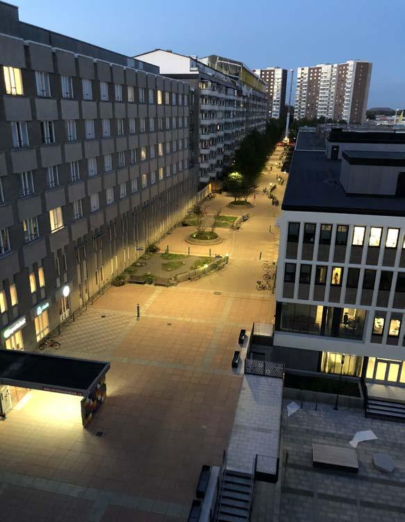 Uppdraget Stråket omfattar den del av Biblioteksgången som ska renoveras, dvs 450 meter.