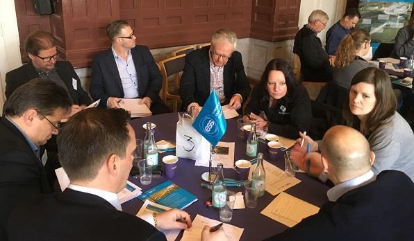 Deltagande företag uppmanades att vara uthålliga och ta del av kommande uppdrag.