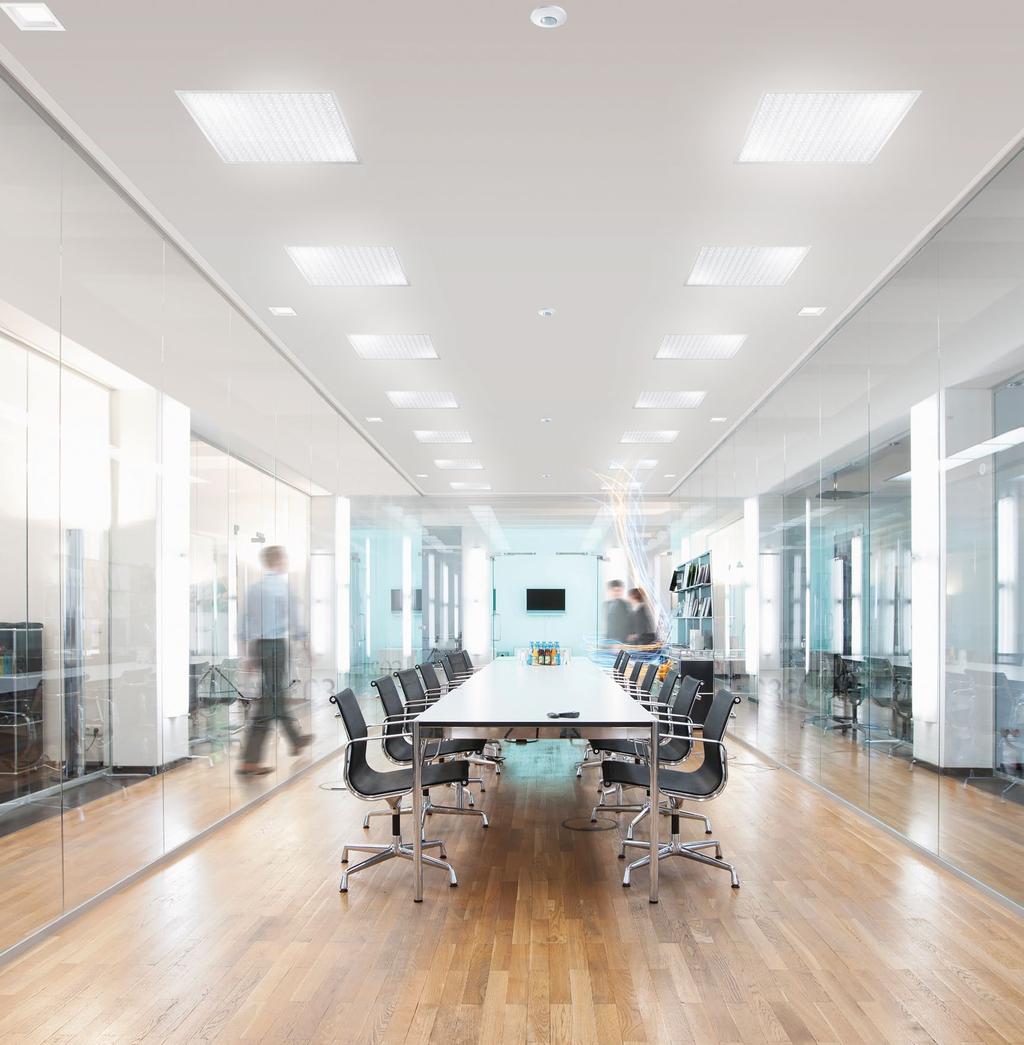 ESYLUX LIGHT CONTROL INTELLIGENT STYRTEKNIK FRÅN ESYLUX Det finns flera goda skäl för en energieffektiv modernisering av kontor, skolor och vårdinrättningar men ofta är det dyrt, tidsödande och