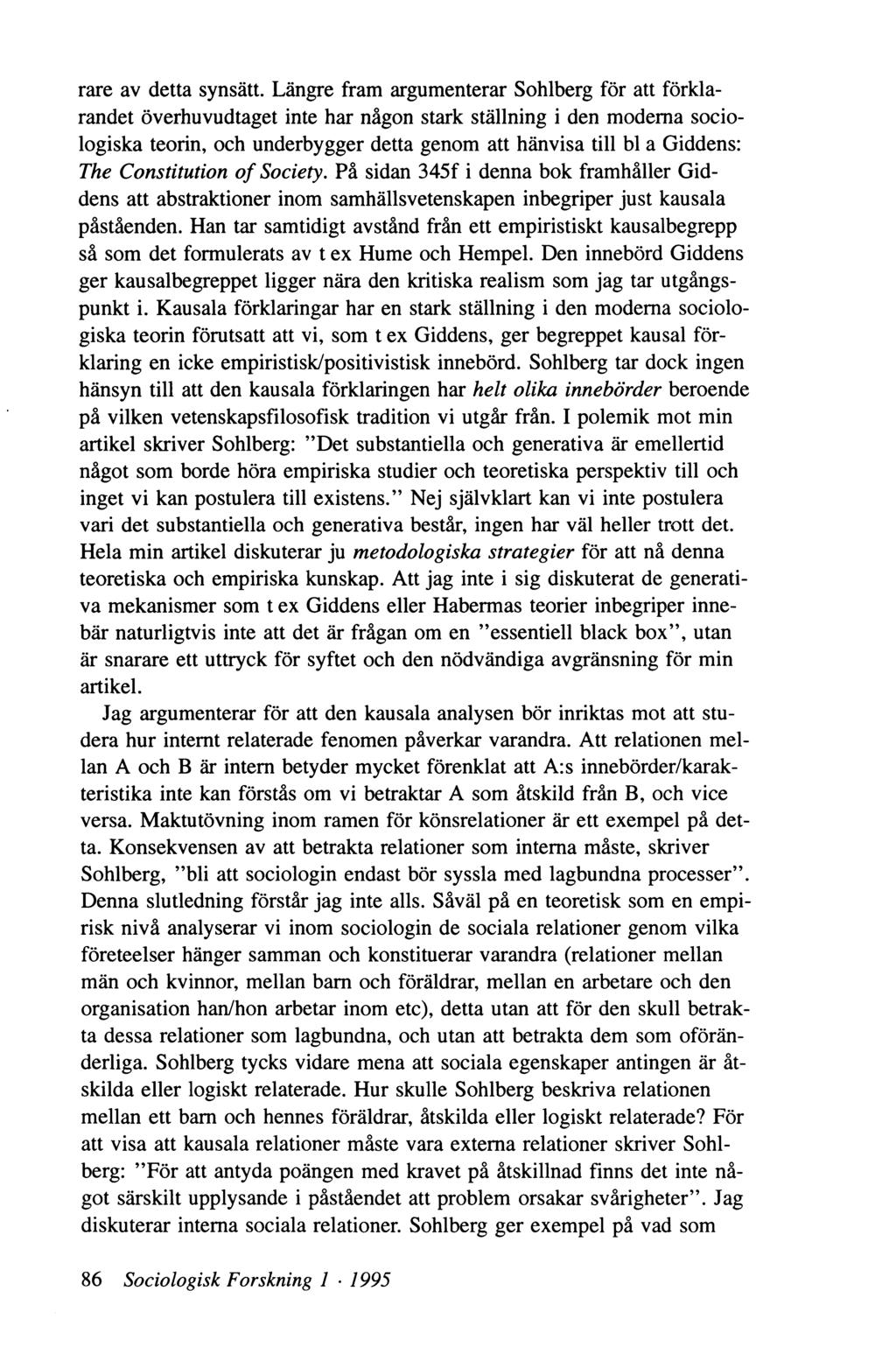 rare av detta synsätt.