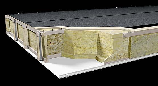 Då vi sammanfogar plywood och plåt till en samverkande konstruktion skapar vi extremt starka byggelement som klarar långa spännvidder. Det sparar tid och pengar i ditt byggprojekt.