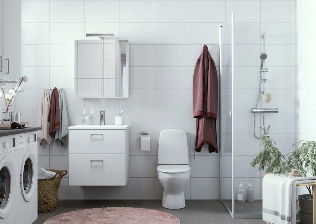BADRUM Från ett funktionellt utrymme för personlig hygien och tvätt till en skönt avslappnad miljö för återhämtning och egen tid. Badrummet har gjort en tidsresa som heter duga.