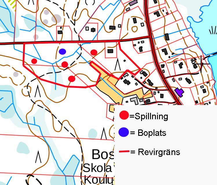 Flygekorrerevir 2. Björnviksvägen Flygekorrerevir 2 ligger alldeles söder om Björnviksvägen och väster om Byvägen.
