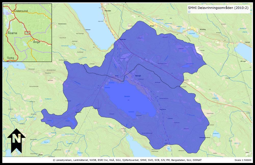3 Geologiska förutsättningar 3.1 Avrinningsområde Tillrinningen till akviferen där Bräcke vattentäkt tar sitt vatten sker från 2 delavrinningsområden, se figur 3.