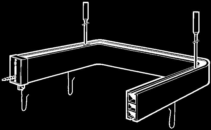 2000 mm FAKTA Mått skena: bxh 15x33 mm