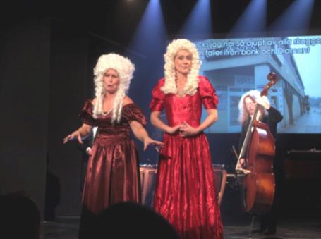 Henrik Ström, flygel, trumpet Göran Holm, slagverk.
