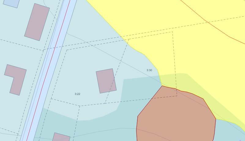 7 (11) På fastigheten Söderby-Norrby 3:8 ligger en gammal skjutbana. Skjutbanan ligger drygt 160 meter från planområdet och har skjutriktning bort från planområdet.