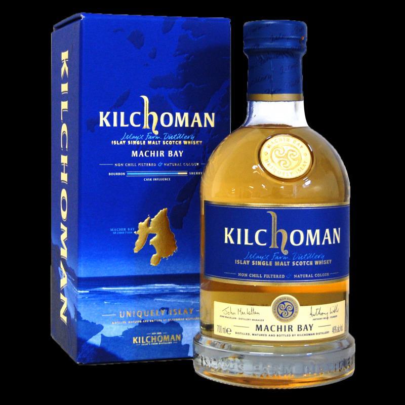 Kilchoman Islay Startår: 2005 Utgåva: Machir Bay, 46 %, (5-6 år) Lagring: Ex-bourbon och sherryfat (ca 10-15 %) 499 Kr på Systembolaget, beställningssortimentet