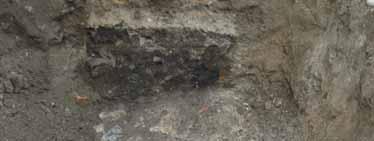 Schakt H3 Schakt H3 var ca 2,8 x 2,3 m stort (6,4 m 2 ), och ca 2 m djupt. I schaktet fanns endast moderna massor.