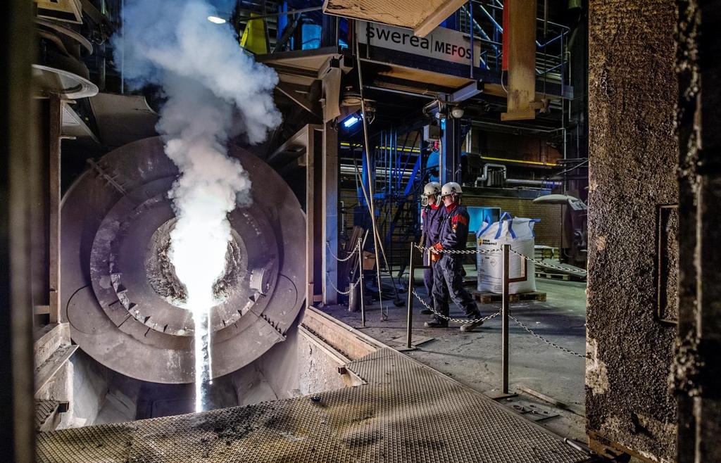 Avfall återvinns i stålframställning I en ny process kan restmaterialet saltslagg från aluminiumtillverkning återvinnas som slaggbildare i stålindustrin och ge stora besparingar.