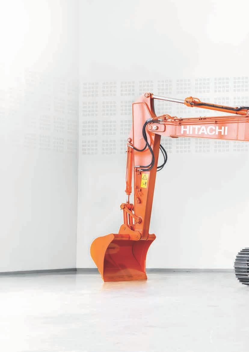 KRÄV PERFEKTION Optimal prestanda Maskinkommunikation med Global e-service webportal. Hitachi ZX160LC-6 har utvecklats för de specifika behoven från den europeiska anläggningsindustrin.