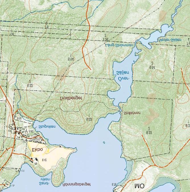 Karta tillhörande Gävleborgs läns författningssamling 21FS 2015:5 Dnr 511-5111-2012 01-203 Trollbergets naturreservat A Ä 6:32 Föreskrifter och gränser Stigar enl.