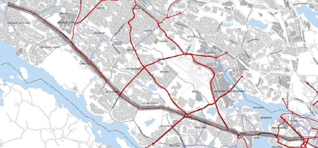 Hässelbystråket är ett prioriterat pendlingsstråk enligt Stockholms cykelplan 2012 och är även utpekat i den regionala cykelplanen för Stockholms län.