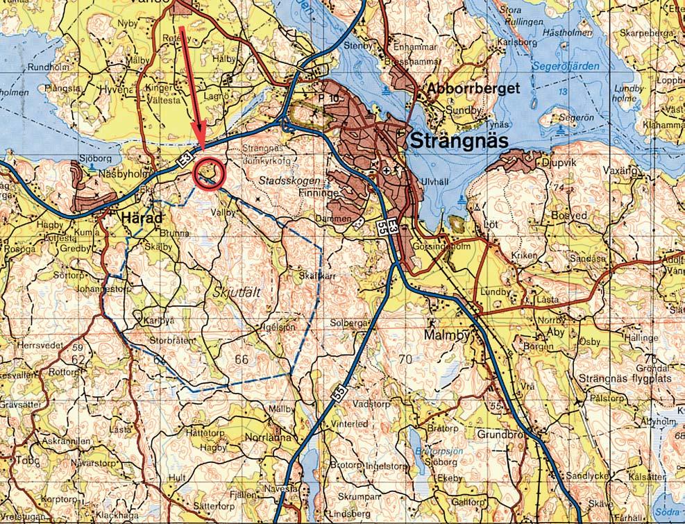 Figurbilaga till UV Mitt, Dokumentation av fältarbetsfasen 2003:4 Dnr 421-1745-2001 Kart- och ritmaterial Karlis Graufelds Kartor ur allmänt kartmaterial, Lantmäteriverket, 801 82 Gävle.