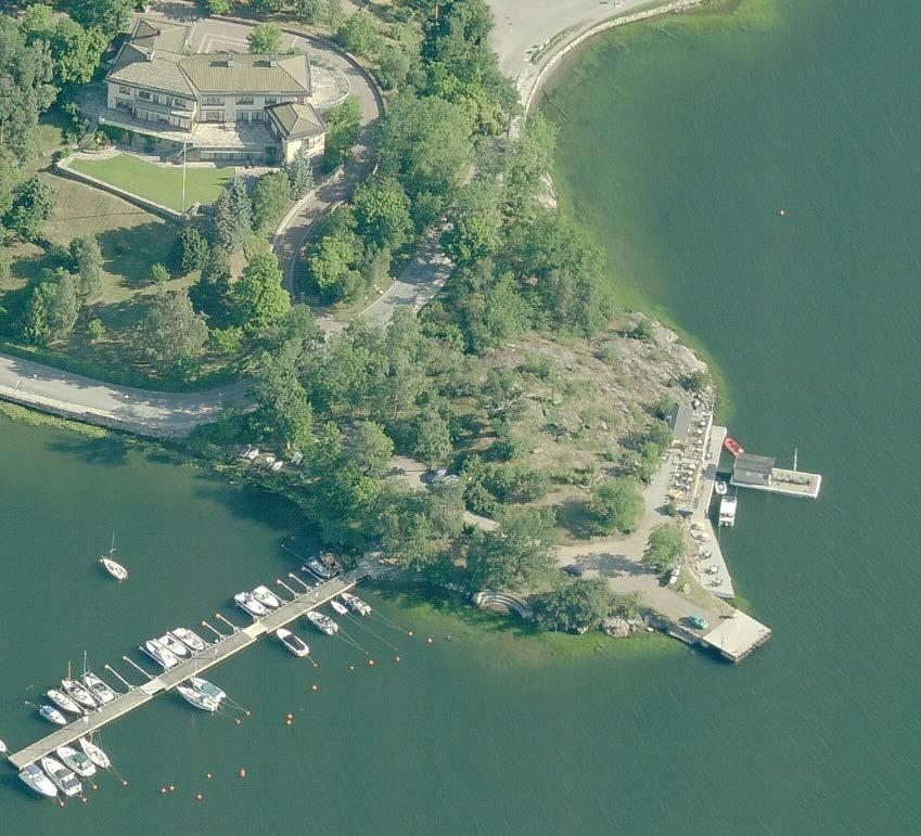 5(8) FÖRUTSÄTTNINGAR OCH FÖRÄNDRINGAR Nulägesbeskrivning av natur och bebyggelse Ekudden är en halvö som är kuperad och till största delen obebyggd.